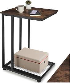 tectake® Beistelltisch Holz Metall,