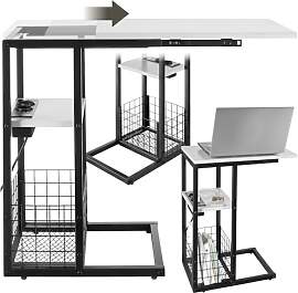tectake® Beistelltisch, Nachttisch mit