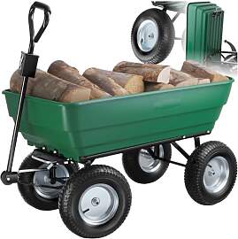 tectake® Bollerwagen, Handwagen, Transporter mit