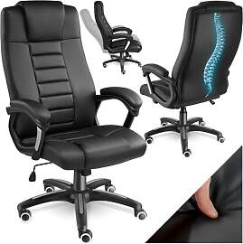 tectake® Bürostuhl, Chefsessel, Drehstuhl mit