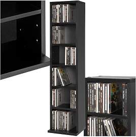 tectake® CD Regal für bis zu 102 CDs -