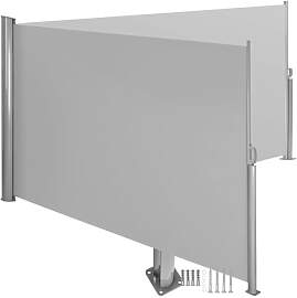 TecTake Doppel- Seitenmarkise Sonnenschutz