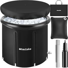 tectake® Eisbadewanne mit Abdeckung, Eisbaden