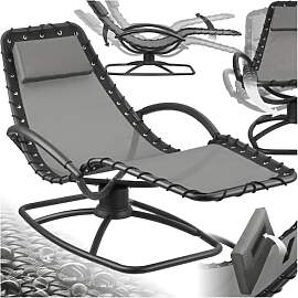 tectake® ergonomische Gartenliege, Sonnenliege,