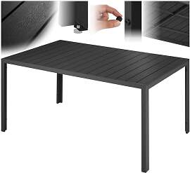tectake® Gartentisch, outdoor Esstisch,