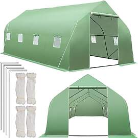 tectake® Gewächshaus Foliengewächshaus 18m² |