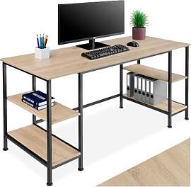 tectake® Industrial Bürotisch mit 4X Ablage