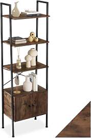 tectake® Industrial Leiterregal mit 4 Ebenen +