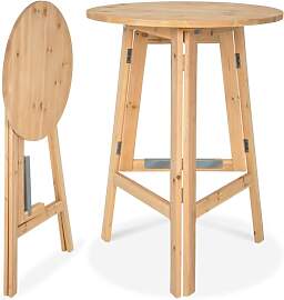 tectake® Klapptisch Holz, Stehtisch klappbar,