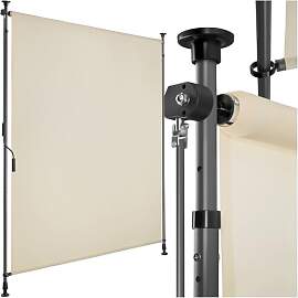 tectake® Klemmmarkise, Sichtschutz Markise Balkon 
