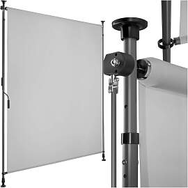 tectake® Klemmmarkise, Sichtschutz Markise Balkon 