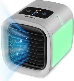 tectake® Luftkühler mit LED, mobile Klimaanlage