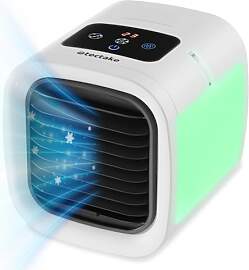 tectake® Luftkühler mit LED, mobile Klimaanlage