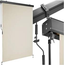 tectake® Markise, Senkrechtmarkise, Sonnenschutz