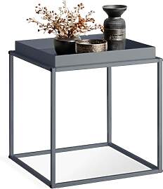 tectake® Metall Beistelltisch, Couchtisch,