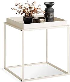 tectake® Metall Beistelltisch, Couchtisch,