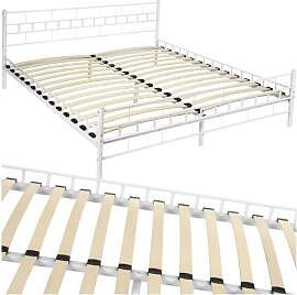 tectake® Metallbett, Bettgestell mit Lattenrost,