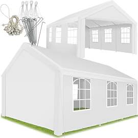 tectake® Pavillon, Partyzelt 4x6 m, 100%