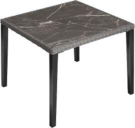 tectake® Poly Rattan quadratischer Tisch, 93,5 x