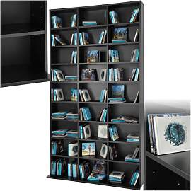 tectake Regal Aufbewahrung, offene Schrank Wand