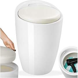 tectake® Sitzhocker, Badhocker, Hocker mit