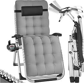 tectake® Sonnenliege klappbar, Liegestuhl,