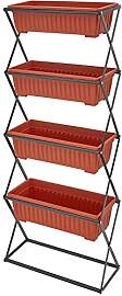 tectake® Vertical Gardening Beet mit 4X
