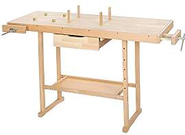 tectake® Werkbank Holz, Werkbank mit