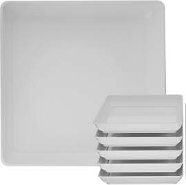 Tectsia Quadratische Pflanzen-Untersetzer, 36 cm,