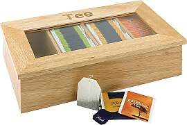 Teebox APS, braun, B:20cm H:9cm,
