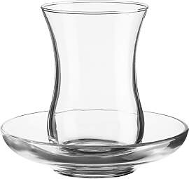 Teeglas MÄSER, transparent, H:8,5cm Ø:5,5cm,
