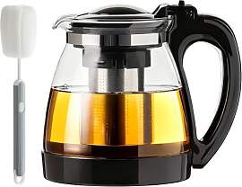 Teekanne Glas 2L mit Sieb, Hitzebeständige
