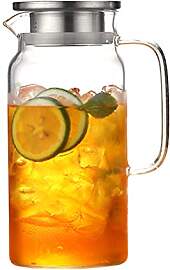 Teekanne Glas Teebereiter, Glaskaraffe 1.2 Liter / 