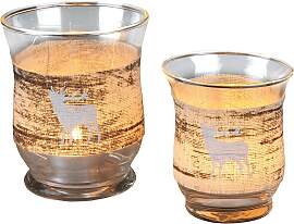 Teelichthalter AMBIENTE HAUS "Xmas,