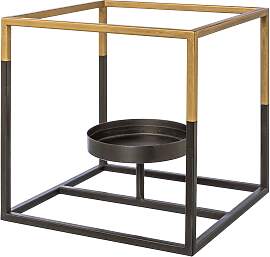 Teelichthalter CREATIV DECO, gold (goldfarben),