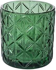 Teelichthalter Noble 8cm. Teelichtglas Windlicht