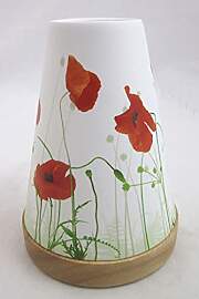 Teelichtleuchter Vintage Style Nr.32 Mohnblumen