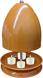 Teelichtofen-Heizung, Doppelwandig Teelichtheizer, 
