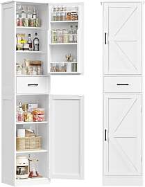 TEENFON Küchenschrank Hochschrank, schmaler