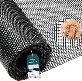 teeppo Fliegengitter Meterware 90 x 220 cm,
