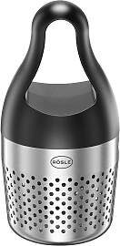 Teesieb RÖSLE, schwarz (edelstahlfarben,