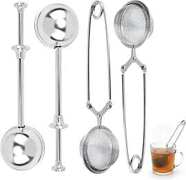 Teezange, 4 Teesiebe Für Tasse, Praktisches
