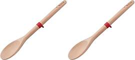 Tefal Ingenio K23005 Holz-Löffel, braun/rot, 38.4 