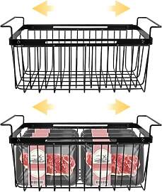Tefola 2 Stück Gefriertruhe Körbe Organizer,