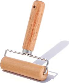 Teigrolle Teigroller Holz Nudelholz Klein Pizza