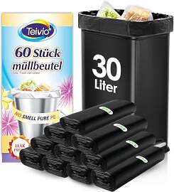 Teivio 30 Liter starke, mittelgroße Müllbeutel,