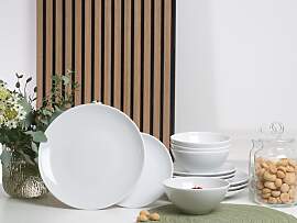 Teller-Set CREATABLE "Bistrot Weiss, Teller