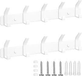 TENXSNUG Kleiderhaken Wand Garderobenleiste, 2