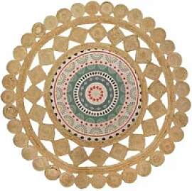 Teppich aus Polyester Jute und Baumwolle DKD Home