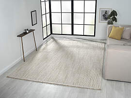 Teppich "Ava", beige (beige, weiß),